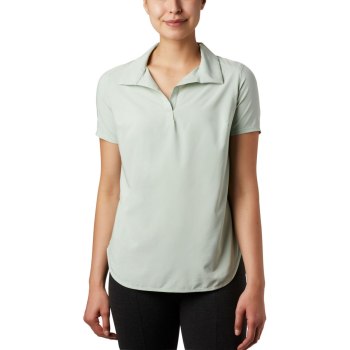 Columbia Polo Dames, Place To Place Short Sleeve Sun Groen, 31ERSJMGA